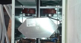 Pompa di calore Nibe Combi 185 per impianto di climatizzazione ad aria canalizzata.