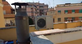 Pompa di calore geotermica aria acqua per appartamento